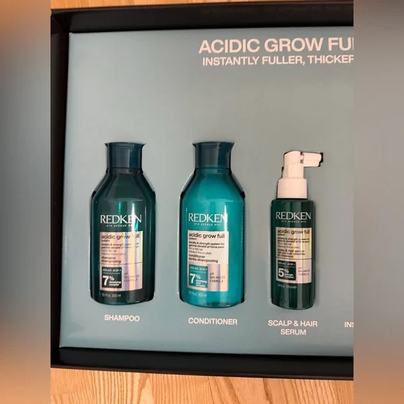 BRAND NEW NWT Redken Acidic Grow Full System Hair Set - Picture 5 of 6